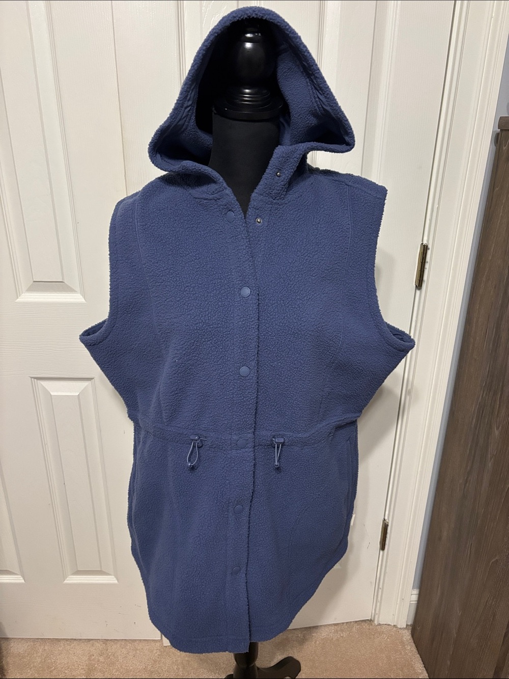 Duluth Trading Pile Hi Fleece HoodedTunic Vest